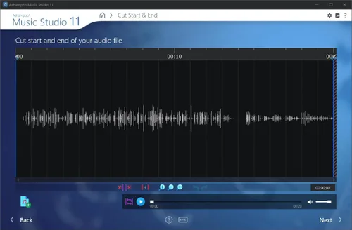 Vista 4 de Music Studio 11 - Music software to edit, convert and mix audio files - Eight music programs in one for Windows 11, 10