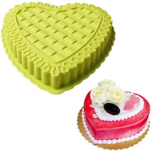 Vista 4 de FantasyDay Molde de silicona para pasteles de 8 pulgadas para postres, galletas, donas, pan, pan, pan, magdalenas, brownie, pan de maíz, pastel