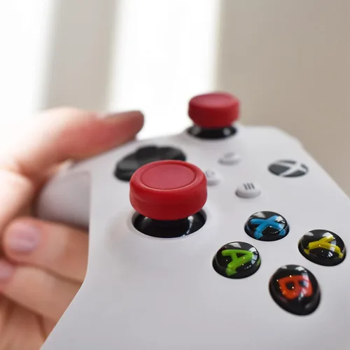 Vista 3 de Setex Cubierta de agarre para el pulgar para Playstation PS5 PS4 Xbox One Switch Pro Steam Deck empuñaduras microestructuradas antideslizantes 1 par