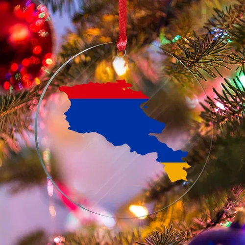 Vista 14 de Bandera de Albania, silueta de árbol, adorno de decoración de árbol de Navidad, bandera nacional, recuerdo de árbol de Navidad, recuerdo de Albania