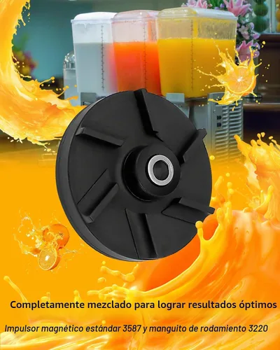 Vista 5 de Impulsor magnético 3587 y carcasa de rodamiento 3220 apto para Grindmaster