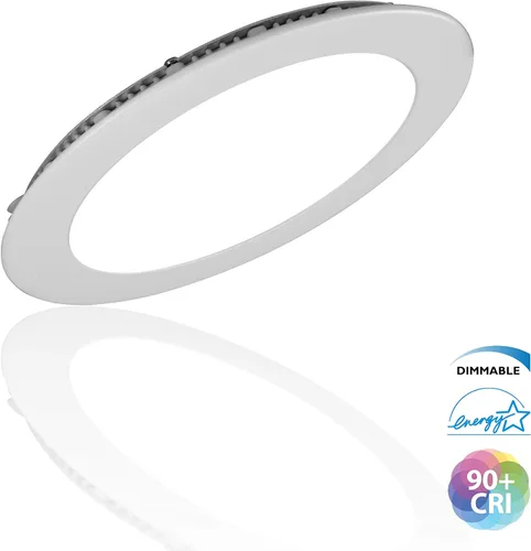 Vista 2 de NICOR Lighting DLE621202KRDWH - Kit de iluminación empotrada, color blanco, 6 pulgadas