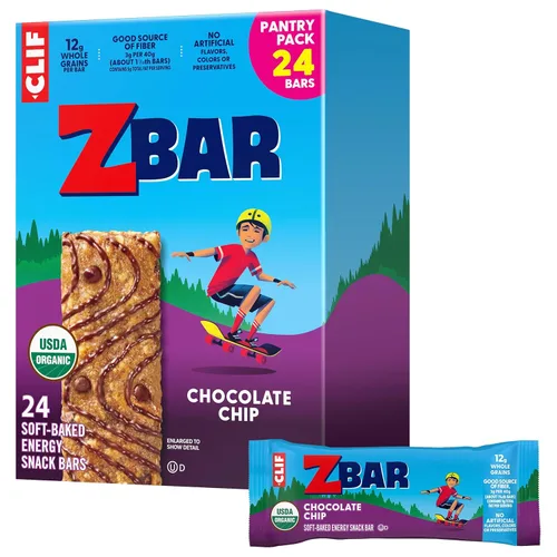 Vista 15 de Zbar - Brownie de chocolate - Barras de snack energéticas horneadas suavemente - Sin OMG - 11g de granos integrales - Barras de granola orgánicas