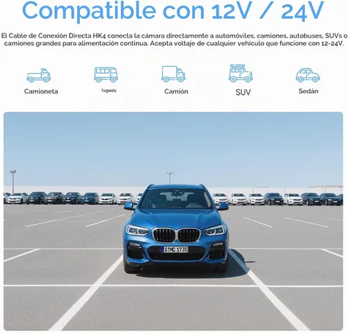 Vista 7 de VIOFO HK4 Acc - Cable de cable duro USB-C para cámara de tablero A329/A229 HK4 Hardwire Cable