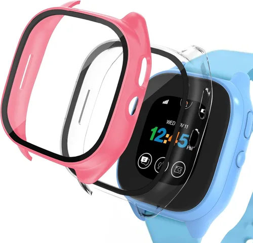 Vista 8 de Kuaguozhe Paquete de 2 fundas compatibles con Gizmo Watch 2, protector de pantalla para niños (paquete de 2), funda protectora general