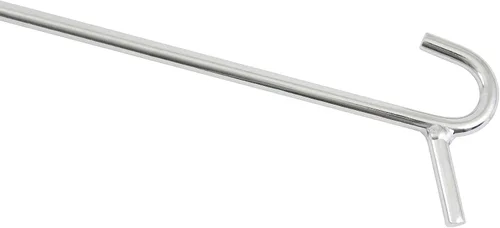 Vista 3 de Mytee Products Extractor de pasador de quinta rueda cromado resistente con gancho de 34 pulgadas