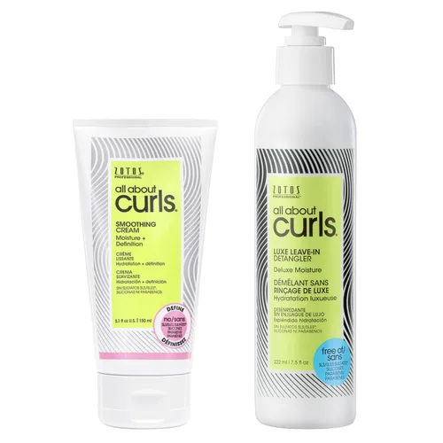 Vista 12 de ALL ABOUT CURLS Smoothing Cream For Curly Hair Styling Moisturize, Define & Enhance Texture Reduce Frizz & Boost Shine Controllable