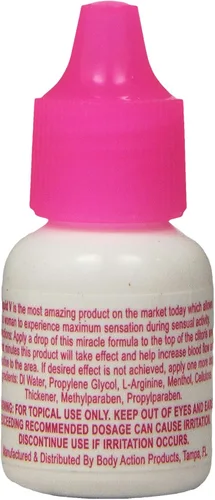 Vista 2 de Body Action Gel estimulante Liquid V, 1/3 oz