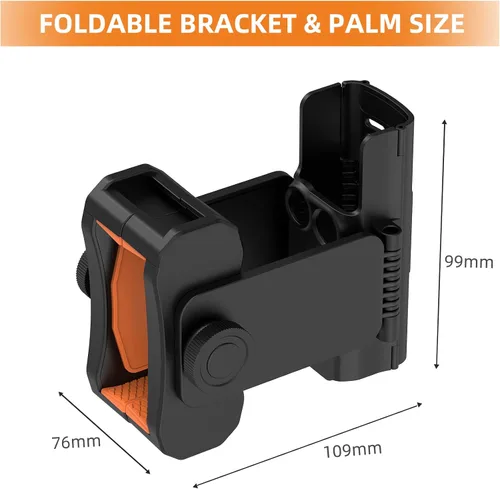 Vista 5 de Adaptador de soporte extendido dual para DJI Osmo Pocket 3 Cámara Manija Extensión Marco Accesorios Cold Shoe Light Mic Trípode Expansión Montaje