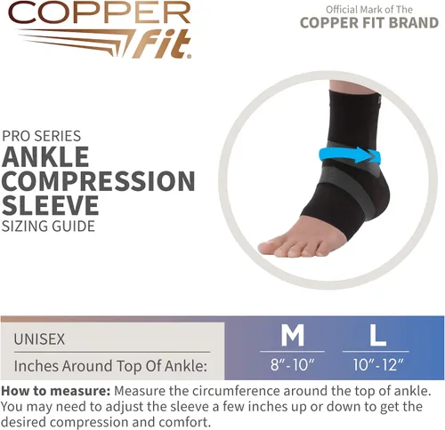Vista 3 de Tobillera de compresión Copper Fit Pro Series Performance