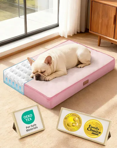 Vista 20 de OhGeni Cama ortopédica para perros pequeños, espuma viscoelástica 01-gris