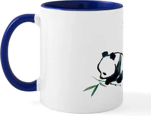 Vista 15 de CafePress Turtle And Panda - Taza de café de cerámica de 11 oz (11.0 fl oz)