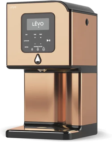 Vista 3 de LEVO Lux (negro acero) - Máquina de infusión de aceite de hierbas de primera calidad - Extractor botánico - Secador de hierbas, descarboxilador e