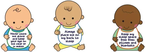 Vista 3 de Falda de cama para cuna para bebés, niños o niñas, para cuna de guardería, ropa de cama de 14 pulgadas de caída (azul bebé)