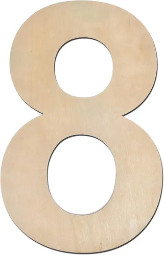 Vista 43 de Letra de madera A de 12 pulgadas de grosor, letra de madera grande sin terminar de 1/4 de pulgada de grosor para decoración de pared del hogar Letra