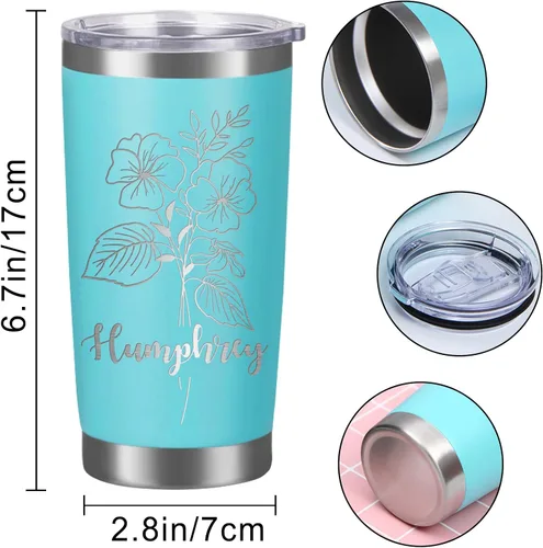 Vista 5 de Vasos personalizados con tapa de nombre y pajita, vaso de café aislado personalizado, regalo de Navidad y cumpleaños para hombres, acero inoxidable