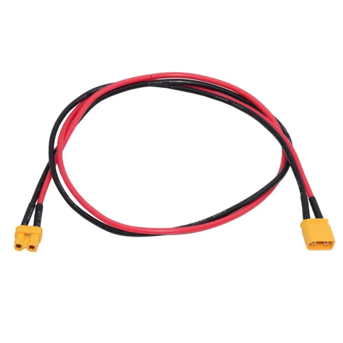 Vista 13 de xiwai XT30 Enchufe hembra a hembra 18AWG Cable de extensión Conector de carga para batería RC Estación de energía portátil Panel solar de 1.6 pies