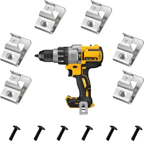 Vista 6 de N268241 N086039 Clips de cinturón 2 piezas para herramientas eléctricas De-walt 20V, compatible con, DCD980, DCD985, DCD980L2, DCD985L2