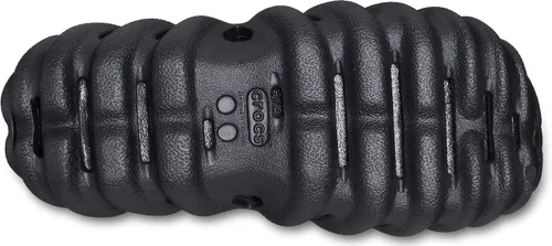 Vista 3 de Crocs Echo Slide unisex para niños, Negro