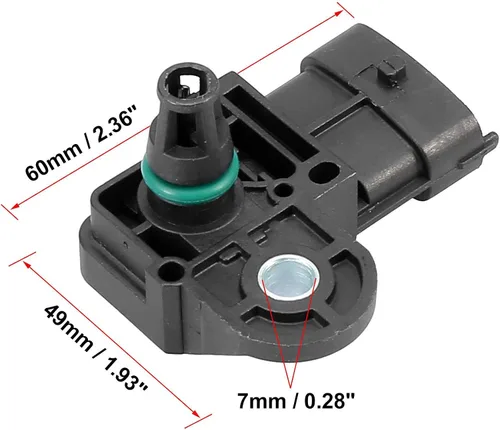 Vista 3 de X AUTOHAUX Sensor MAP de presión absoluta del colector de admisión del coche 55568175 para Chevrolet Sonic 2012-2019