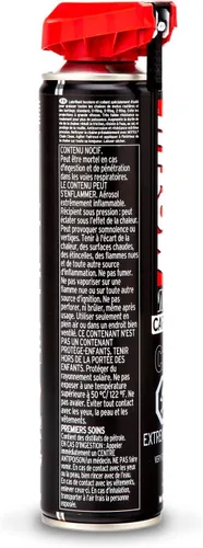 Vista 5 de Motul C2 Chain Lube Road - Aerosol lubricante para cadena de motocicleta para motocicletas de calle y deportivas, lata de 9.3 onzas (111819)