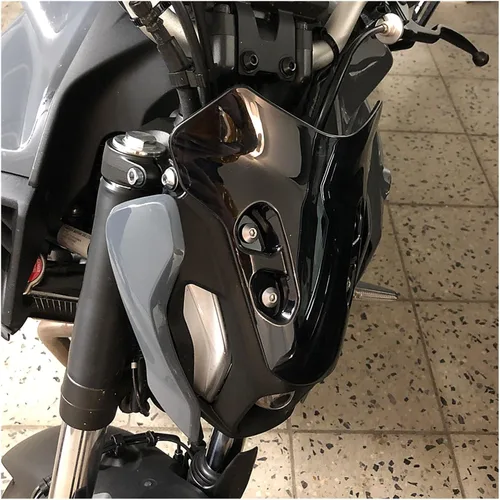 Vista 7 de New 2 Colors Windshield WindScreen Double Bubble Motorcycle Accessories Compatible with MT07 MT 07 MT-07 Mt07 Mt 07 2021 2022