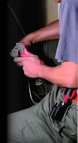 Vista 5 de Ascend Tools 6-4/5 pulgadas Pro Cable Aislamiento Chaqueta Eliminación/Cortadora Cuchillo y Herramienta de pelado de Alambre