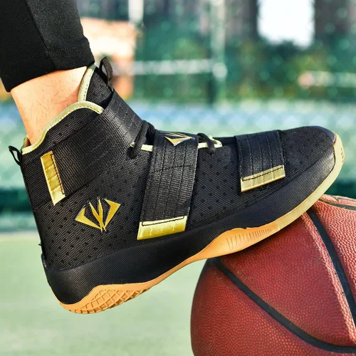 Vista 6 de MAUGELY Zapatos de baloncesto transpirables para hombres y mujeres, para estudiantes, deportes, casuales, antideslizantes, para parejas