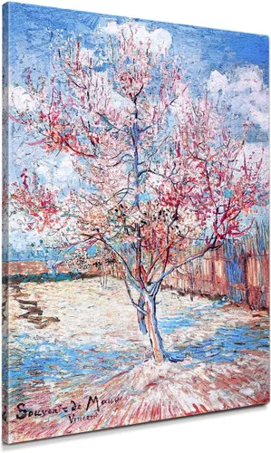 Vista 20 de IPIC - Campo de trigo con cuervos, reproducción artística de Vincent Van Gogh. Lienzo de giclée para decoración del hogar 10#F (20 x 16)