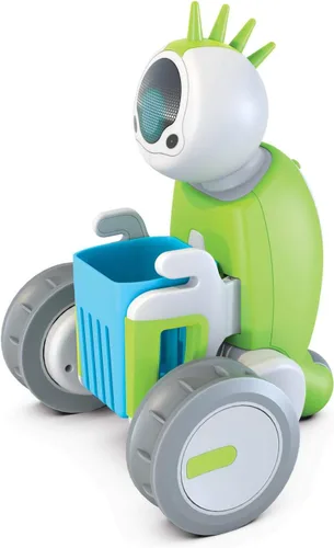 Vista 5 de HEXBUG MoBots Fetch - Kit de robot de grabación y parlante con control remoto con luces de motor y sonido, juguetes educativos interactivos