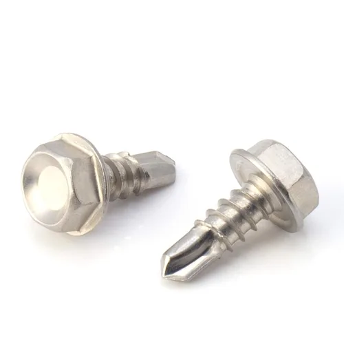 Vista 16 de THE CIMPLE CO Tornillo autoroscante de cabeza combinada #8, 1 pulgada de longitud, acero inoxidable 410 con cabeza hexagonal y Phillips, tornillo