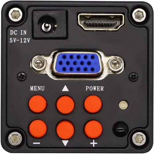 Vista 4 de Kit de microscopio 1080P USB Cámara de microscopio digital industrial con montaje en C para adaptadores de lente de microscopio binocular trinocular
