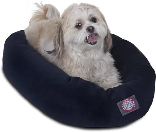 Vista 26 de Majestic Pet Villa - Cama para perros de espuma viscoelástica triturada de 32 pulgadas para perros de tamaño mediano, 32 x 23 x 7 pulgadas, cama