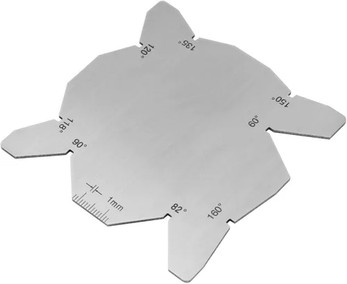 Vista 7 de KUIDAMOS - Juego de 3 medidores de ángulo de broca para taladro, herramientas de medición de ángulo S/S, herramientas de medición de mano de acero