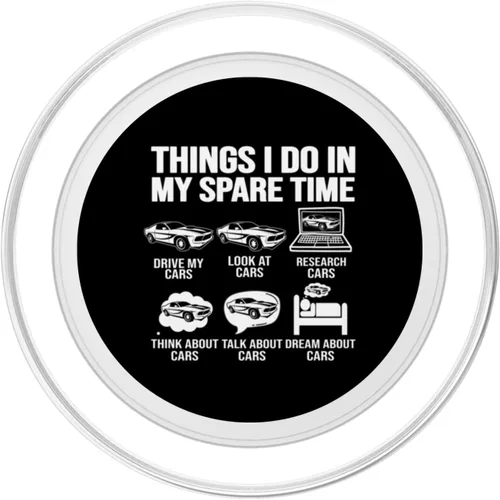 Vista 2 de things i do in my spare time funny car guy car Lover Father PopSockets MagSafe PopGrip para iPhone