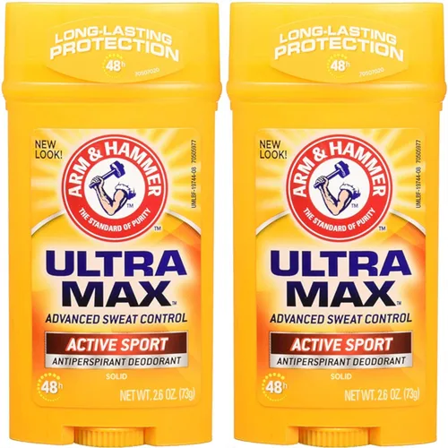 Vista 2 de ARM & HAMMER ULTRAMAX Desodorante antitranspirante Active Sport 2.60 oz (paquete de 2)