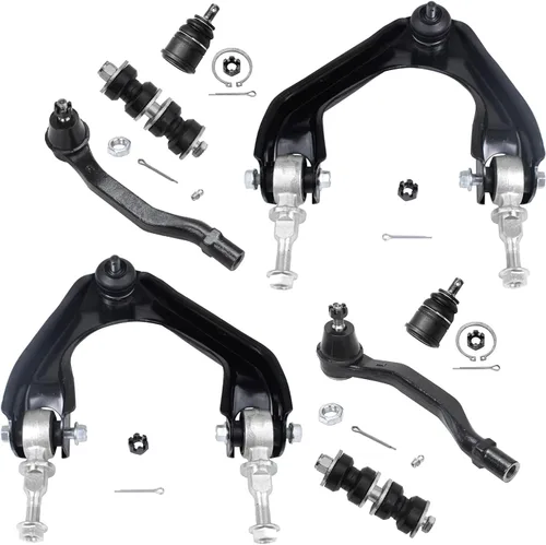 Vista 153 de Detroit Axle - Kit de brazos de control de extremo de 8 piezas para Toyota 2001-2003 Highlander 2002-2003 Camry Lexus ES300, 2 conjuntos de brazos