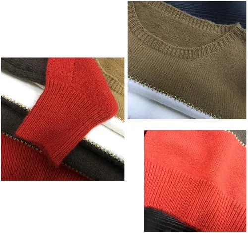 Vista 7 de ANCAPELION - Suéter casual para mujer sin botones, prenda básica de invierno de manga larga, cálida, suéter tejido, ajuste holgado