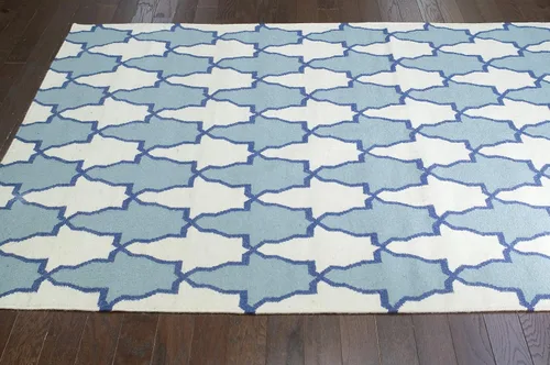 Vista 2 de nuLOOM Venice Collection - Alfombra Trina, 5 x 8 pies, color azul