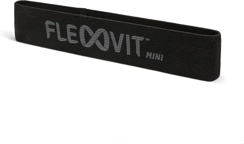 Vista 5 de FLEXVIT Mini banda, banda de resistencia de tela de grado profesional, comodidad superior y calidad para hacer ejercicio, juego de bandas