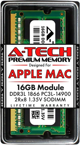Vista 9 de A-Tech 8 GB de RAM para Apple iMac de finales de 2015 27 pulgadas Retina 5K DDR3L 1866MHz / 1867MHz PC3L-14900 1.35V 204-Pin módulo