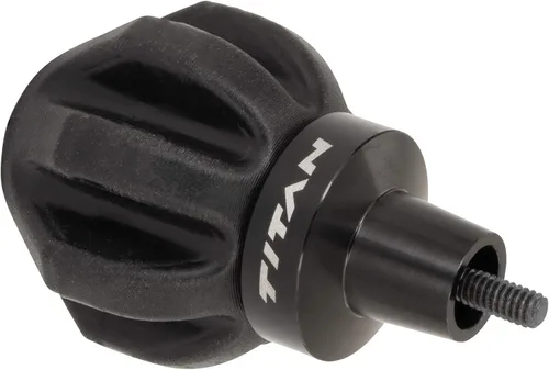 Vista 8 de Allen Company Titán Crossbow Bolt De-Cocking Head, roscas de flecha estándar AMO/ATA, silicona/acero, negro