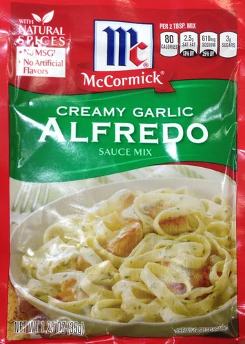 Vista 11 de McCormick Mezcla cremosa de salsa Alfredo, 1.25 oz (paquete de 1)