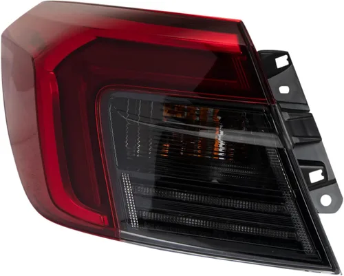 Vista 158 de Ensamble de luz trasera exterior TRQ para lado del conductor izquierdo trasero. Compatible con Toyota Corolla XLE 2020, 2021, 2022 y Toyota Corolla
