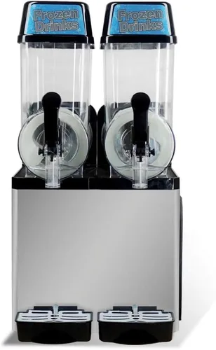 Vista 2 de Máquina comercial de granizado de hielo,Máquina de fabricación de bebidas congeladas,Enfriamiento Slushie que hace la máquina,Equipo de tienda