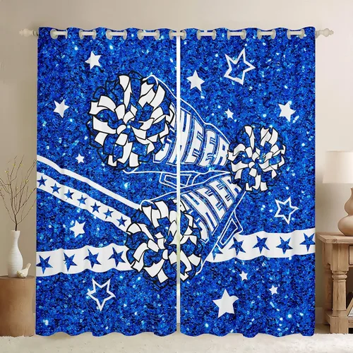Vista 9 de Cortina de gimnasia para ventana, cortinas de lentejuelas rosas con purpurina y mariposa de diamante, para niños, niñas y mujeres, para decoración