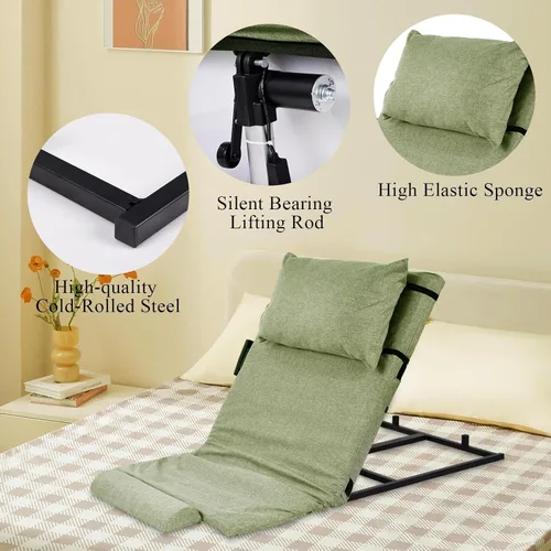 Vista 3 de Respaldo de cama elevadora - Asistencia de elevación de cama sentada, respaldo auxiliar eléctrico con control remoto, asistencia de cama