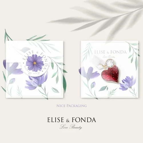Vista 5 de ELISE & FONDA CP139 Puerto de carga USB Anti Polvo Plug Little Heart Love Colgante Colgante Teléfono Charm para iPhone 11/XS MAX/XR/X/8
