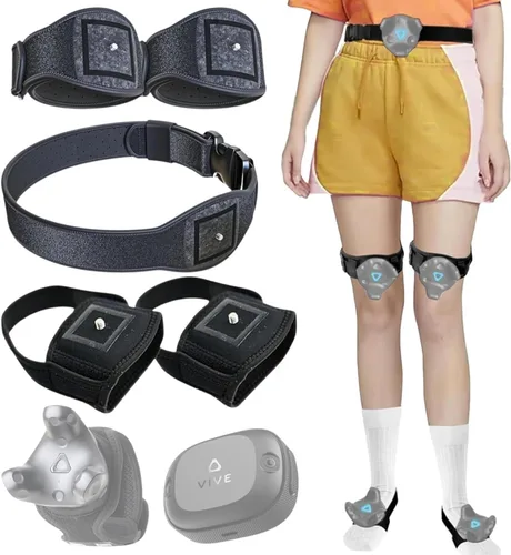 Vista 8 de Skywin Vive Tracker Straps for HTC Vive, 3.0, 2.0, and Ultimate Trackers, 2 Pack Feet Strap, Secure and Comfortable Full Body Tracking
