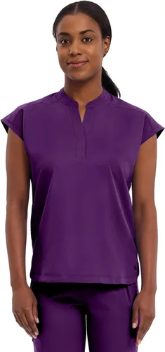 Vista 18 de Healing Hands Purple Label Women's Scrub Top with Dolman Sleeves 2 Pockets Elástico en 2 direcciones, sarga de poliéster y elastano, mangas Dolman